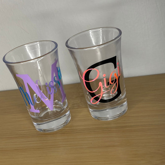 Custom Vinyl Shot Glasses