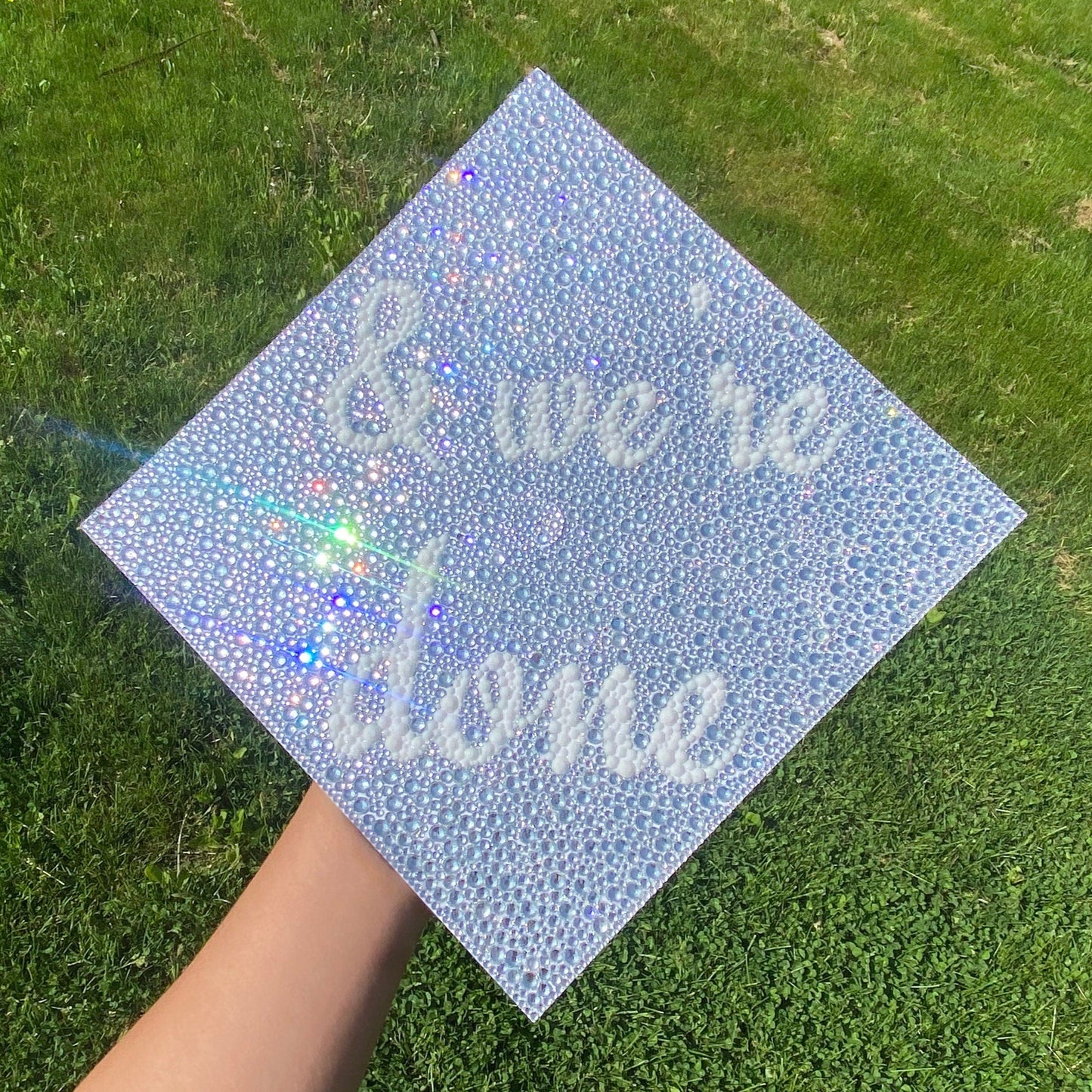 Rhinestone Graduation Topper
