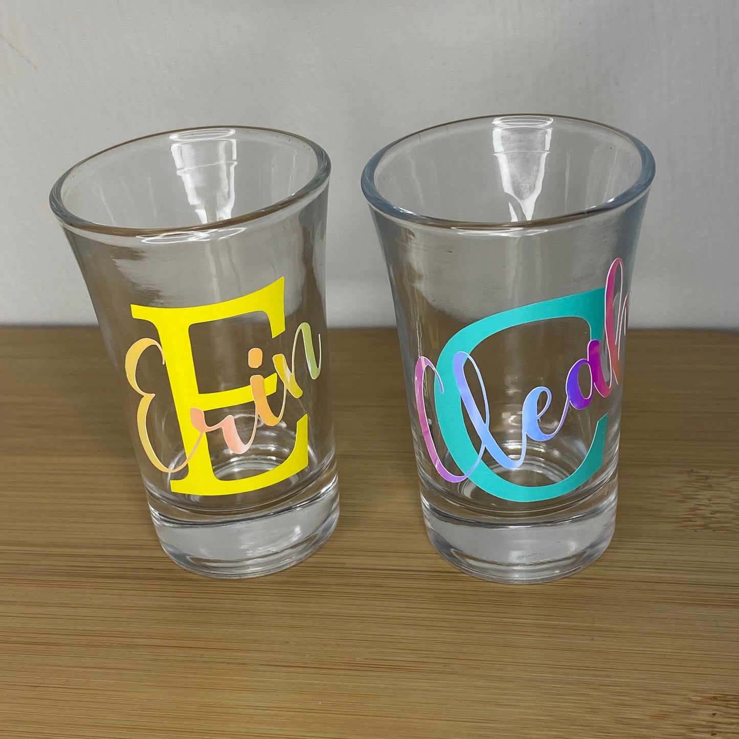 Custom Vinyl Shot Glasses