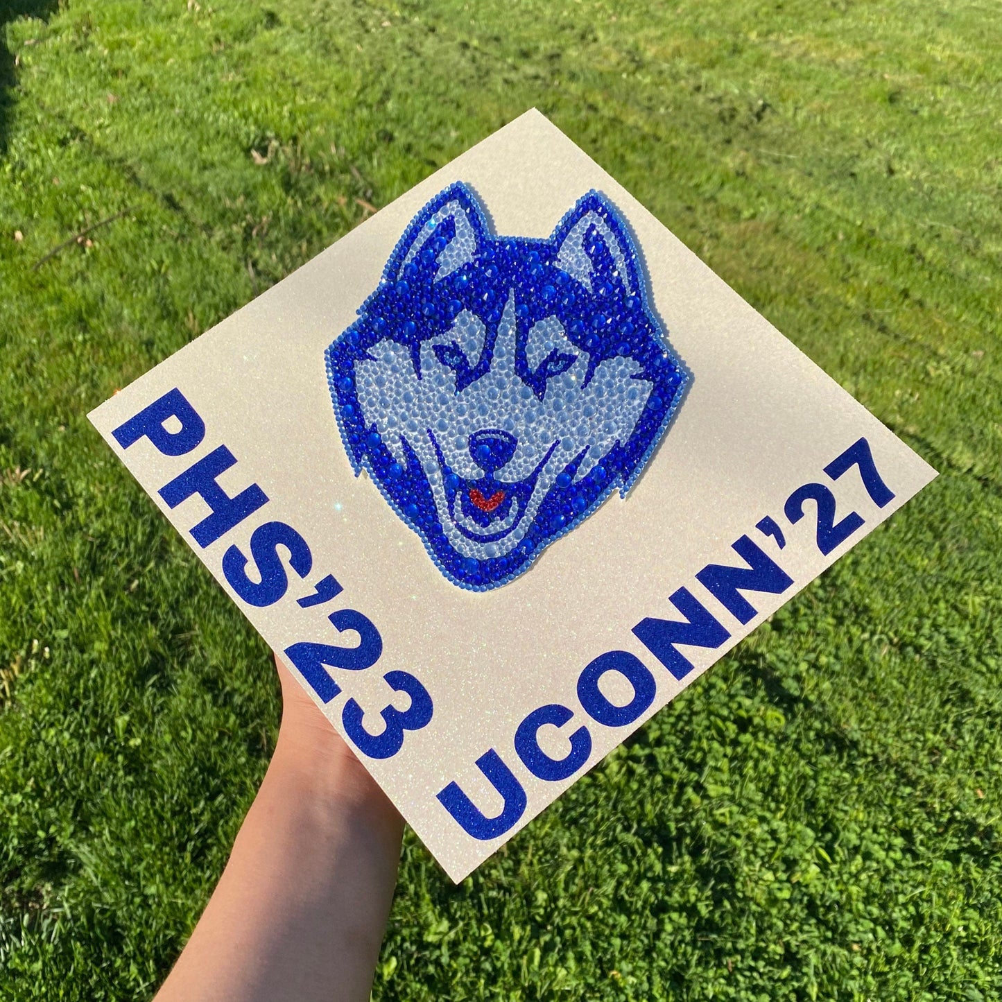 Rhinestone Graduation Topper