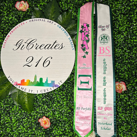 2 Tone Graduation Stole