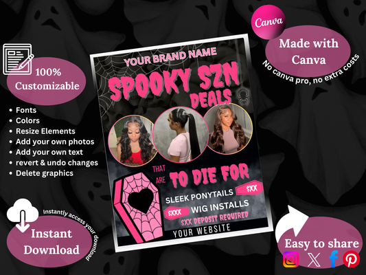 Deals To Die For Flyer Template