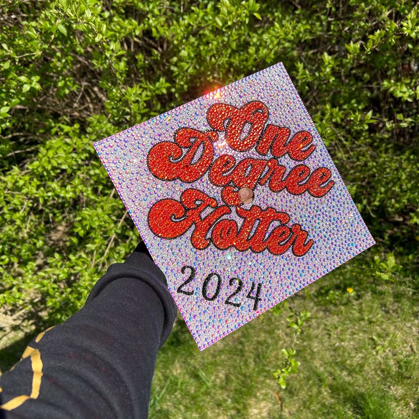 Rhinestone Graduation Topper