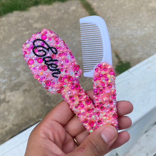 Bedazzled Baby Brush/Comb