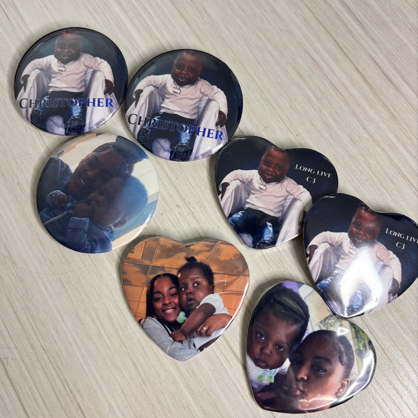 Custom Button Pins