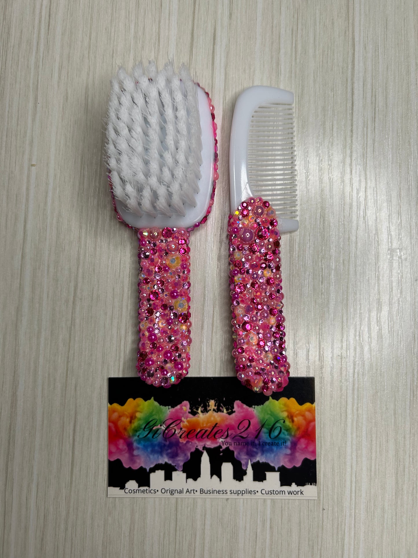 Bedazzled Baby Brush/Comb