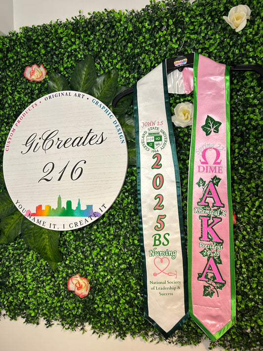 2 Tone Graduation Stole