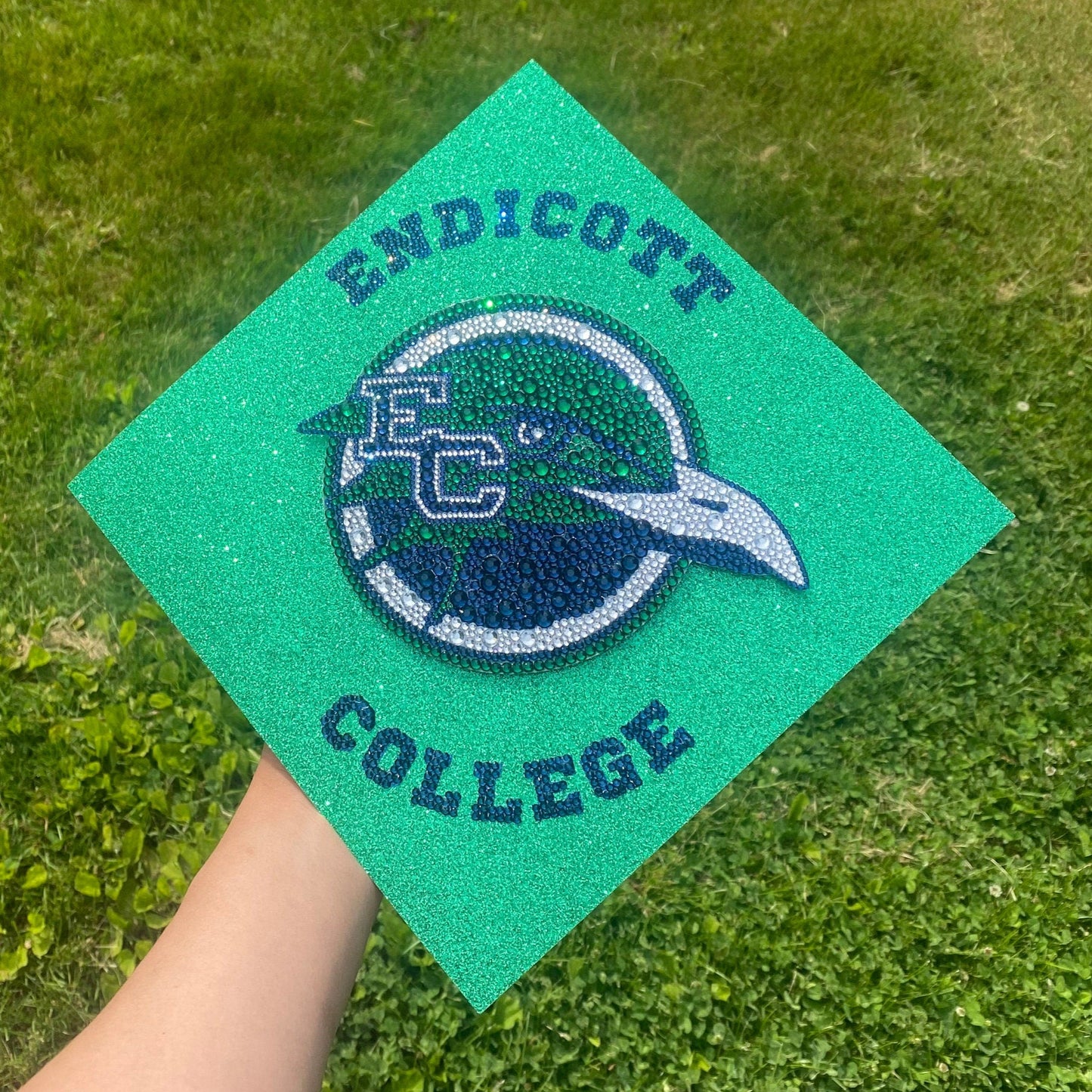 Rhinestone Graduation Topper